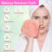 Bloom Microfiber Makeup Remover Cloths - Reusable Face Cleaning Wipes (6 Pack) - Orange 15x30cm (6x12 inch) for Effortless Makeup Removal - Buy Online on GoSupps.com