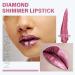 Clawrex Shiny lip gloss liquid pearl gloss lipstick Shimmer lipstick lasts 24 hours waterproof long lasting moisturizing does not fade easy to apply plumps the lips - Buy Online on GoSupps.com