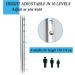 LINYUES Aluminum Alloy Crutches Professional-Grade Elderly Crutches Non-Slip Four-Legged Support Crutches Suitable for The Elderly Recovery Crutches After Surgery - Buy Online on GoSupps.com