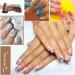 100pcs Pro Butterfly Square Nail Forms for C Curve Acrylic UV Gel Nails - Nail Extension Tool for Builder Nails - Nail Art Stickers Dispenser - HJ-NTF038 - Buy Online on GoSupps.com