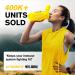 High Absorption Vitamin C 1600mg + Zinc 50mg Capsules - Immune Support Complex for Adults - VIT C Immune Booster - Buy Online on GoSupps.com