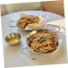 Zerodeko Stainless Steel Pan Wok Frying Pan Camping Dishes Utensils Grilling Pan Pasta Serving Plate Outdoor Grill Pan Steel Frying Pan Non Stick Griddle Pan Sticky Pan Work Flat 31.80X22.00X3.50CM Silver - Buy Online on GoSupps.com