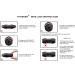 Titanker Kids Bike Lock Cable | Self Coiling Combination Lock with Mounting Bracket | 1/2 Inch Diameter, 4FT - Clear Black - Buy Online on GoSupps.com