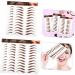 Beavorty 20 Sheets Eyebrow Stickers Authentic Eyebrow Makeup Eyebrow Simulation Eyebrow Fake Eyebrows 1 count (Pack of 1) Brownx4pcs - Buy Online on GoSupps.com
