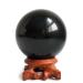 Mina Heal Black Obsidian crystal balls for fengshui meditation crystal healing prophecy home decoration black magical crystal ball 80 mm