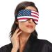 American Flag Design Breathable Sleeping Eye Mask for Cool Summer Rest - Elastic Contoured Blindfold for Women & Men - Buy Online on GoSupps.com