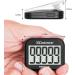 3D Pedometer for Walking - Large Digital Display Step Tracker with Removable Clip Lanyard, Black - Buy Online on GoSupps.com