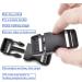 Buckle 1 Inside - Quick Side Release Buckle for 1 Webbing Straps - Heavy Duty Plastic Buckles - Dual Adjustable Clips - Boat Cover, Luggage Strap, Pet Collar, Backpack Replacement - 2 Pack, Black - Buy Online on GoSupps.com
