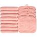 Bloom seed make -up made of microfiber - reusable microfiber facial cleaning cloth - make -up removal cloth orange (20x20cm 12 pieces) orange (8x8inch) 1 piece (12 Pack)