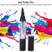 Nail Polish Pen Non toxic Functional Reliable Nail Gel Polish Pen Safe for Nail Salons(14) - Buy Online on GoSupps.com