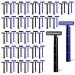 400 PcsTwin Blade Razors for Men Shaving Razor Manual Disposable Razors for Men Bathing Hotel Travel Women Outdoor 200 Count Blue 200 Count Black