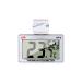 Reptile Thermometer Humidity and Temperature Sensor Gauges Reptile Digital Thermometer Digital Reptile Tank Thermometer Hygrometer with Hook Ideal for Reptile Tanks, Terrariums Silver