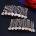 8-Flower Hairpin Combs Crystal Rhinestone Bridal Hair Pins Hair Clips Women Wedding Headpiece for Bride Bridesmaids - Buy Online on GoSupps.com