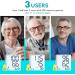 Easy Home Blood Pressure Monitor - Bluetooth Smart Upper Arm Cuff | EBP-08B | Unlimited Memory & App for iOS & Android - Buy Online on GoSupps.com