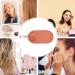 Brush Cleaning Mat | Silicone Cleanser Brush Clean Pad - Portable Cosmetic Cleaning Pads Scrubber Mat Pad for Foundation & Lip Brush brown - Buy Online on GoSupps.com