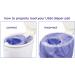 Ubbi Disposable Diaper Pail Plastic Bags - 75 Count Value Pack for 13-Gallon Diaper Pails - Buy Online on GoSupps.com