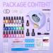 Gellen 24 Colors Gel Nail Kit with UV/LED Light, 72W Nail Dryer, Nail Drill, Base & Top Coat All-In-One Manicure Gift Set for Nail Art Designs, Glitter Starter Set - Fire & Ice - Buy Online on GoSupps.com