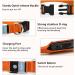 Buy Luminous LED Dog Collar - Adjustable Waterproof 7 Color Changing Light for Night Safety - Fits Small Medium & Large Dogs (38-50cm) - 2022 Orange - Buy Online on GoSupps.com