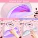 RAYOCON 120W UV LED Gel Nail Lamp - Fast Curing Nail Dryer for Salon & Home 45 Lamp Beads Pink - International Shipping Available - Buy Online on GoSupps.com