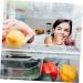 Uonlytech 1 Set Egg Holder Dispenser for Refrigerator Eggs Food Tray Fridge Filling Mustard Acrylic - Buy Online on GoSupps.com