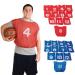 Spectrum Adult Red Numbered Mesh Pinnies - Set of 12 - Buy Online on GoSupps.com
