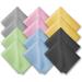 Glasses Cleaning Cloths(12 pcs) Premium Eyeglass Cleaner Cloth Lens Wipes Cloth for Cleaning Eyeglasses Cell Phones Screens Lenses Electronics and All Delicate Surface
