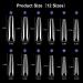 Infilila Coffin Nails Tip 240PCS XL Press on Nails Clear Full Cover Acrylic Ballerina Fake Nails - Nail Salon Art Kit - Buy Online on GoSupps.com