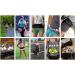 Hydration Running Belt with Bottles - Black - Large - Fits 34-50 inches - Ideal Water Belt for Men and Women - iPhone Holder - Fuel Marathon Waist Pouch - for Jogging, Cycling, Biking - Buy Online on GoSupps.com