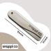 Snappi Co 304 Stainless Steel Folding Beard Comb for Men - Compact Pocket Comb for Beard Grooming and Styling | Portable EDC Accessory with Gift Box - Buy Online on GoSupps.com