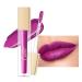 Oulac liquid matt lipstick pink lipstick long -lasting with kissing intensive color levy precise applicator matte shine finish vegan gluten -free liquid lipstick 4.5 ml (MS02) (MS02) Passionate kiss