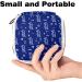 Cartoon Penguin Sanitary Napkin Storage Bag | Period & Tampon Storage | Makeup Pad Pouch | Blue Background Color - Buy Online on GoSupps.com