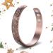 Feraco Magnetic Copper Bracelet for Women - Arthritis Pain Relief Therapy with Magnets - High Gauge 99.9% Solid Copper - Anti-Allergies Vintage Flower Design - Buy Online on GoSupps.com