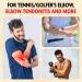 Dmoose Elbow Bandages for Weightlifting & Cross-Training | 40 Nylon Support - Black & Red (1 Pair) | Ideal for Men & Women - Buy Online on GoSupps.com