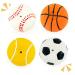 Chiwava 4 pieces 2.4 inch small dogs dog toys made of latex with squeaky for small and medium -sized dogs interactive chewing with sound paquet de 4 petits chiens de 2.4 "