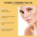 homomdy Vitamin C facial serum natural turmeric for firmer and more radiant skin removal of dark spots even skin tone antiaging and moisturizing softens wrinkles 2pcs - Buy Online on GoSupps.com