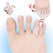 Silicone Pinky Toe Separators - Translucent Gel Spacers for Overlapping Toes - Small Toe Protectors for Correcting Alignment - Buy Online on GoSupps.com