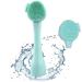 Facial cleaning brush double-sided silicone face washer for massage pore cleaning blackhead removal deep peeling for all skin types