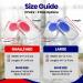 Armstrong Amerika Silicone Gel Heel Cups - Plantar Fasciitis Inserts for Pain Relief - Small/Medium, Pack of 6 - Buy Online on GoSupps.com