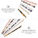 Lurrose Vintage Acetate Hairpins - Retro Tortoise Chopsticks for Women & Girls - 6 Piece Chinese Hairpin Set for Stylish Buns & Hairstyles - Buy Online on GoSupps.com