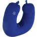 Verdant Touch Memory Foam Neck Pillow - Electric Vibration U-shaped Travel Pillow for Comfort - Blue - Buy Online on GoSupps.com