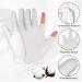 Buy Cotton Gloves - 4 Pairs of Breathable Washable Reusable Protective Gloves for Eczema & Dry Hands - Buy Online on GoSupps.com