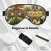 Panda Print Unisex Sleep Mask | Double-Sided Eye Mask for Sound Sleep & Skin Care - International Shipping Available - Buy Online on GoSupps.com