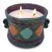 Large Citronella Candles Outdoor 15.0oz Natural 3 Wicks Soy Wax Fly Off Candles in Coarse Pottery for Patio 1 X 15oz Citronella