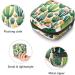 MuooouM Cactus Pattern Storage Bag for Women - Portable Menstrual Cup & Zipper Bag for Teens & Girls | 4.7x6.6x6.6 in - Ideal Travel Accessory - Buy Online on GoSupps.com