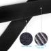 1 Inch Wide 33 Ft Long Sew on Hook and Loop Strips Fastening Nylon Fabric Tape Non-Adhesive Back Nylon Strips Fabric Fastener Industrial Strength Interlocking Tape Black 1X33FT - Buy Online on GoSupps.com