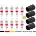 14-Part Schrader Valve Set for Bicycles & Cars - 10x Valve Insert Kernels + 4x Valve Extractor Tools - Perfect for Mopeds & Rollers - Buy Online on GoSupps.com