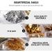 3 Boxes Nail Art Fragments Nail Painting Handicraft Nail Decor Gold Sequins Iaff Sticker Nail Art Foil Glitter Nails Decoration Stickers for Nails Manicure Metal Gold Leaf - Buy Online on GoSupps.com