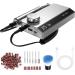 Professional Nail Drill Machine Electric Acrylic Gel Nails Kit Portable E File 35000RPM Rechargeable Manicure Pedicure Polishing Shape Tools for Home and Salon (Nail Drill Grey) UV-501(Gay)