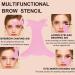  TYTOGE Set of 4 multifunctional eyebrow stencils for eyebrows eyeliners eyebrow shaping lip lines and eyeshadows - Buy Online on GoSupps.com