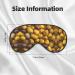 Shop Many Potatoes Print Unisex Sleeping Eye Mask | Soft Adjustable Strap for Ultimate Comfort - Buy Online on GoSupps.com